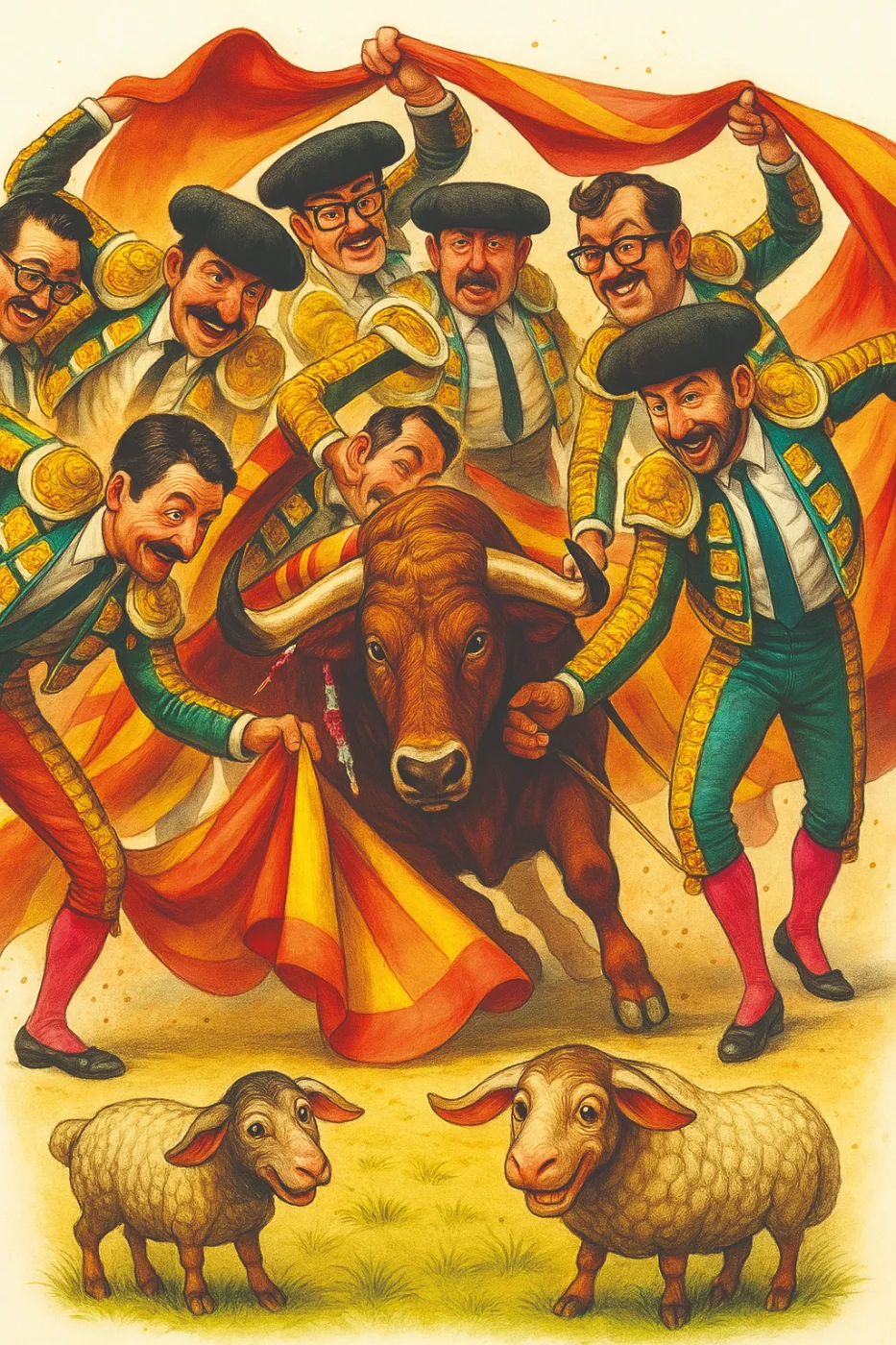 Ilustración: echar un capote