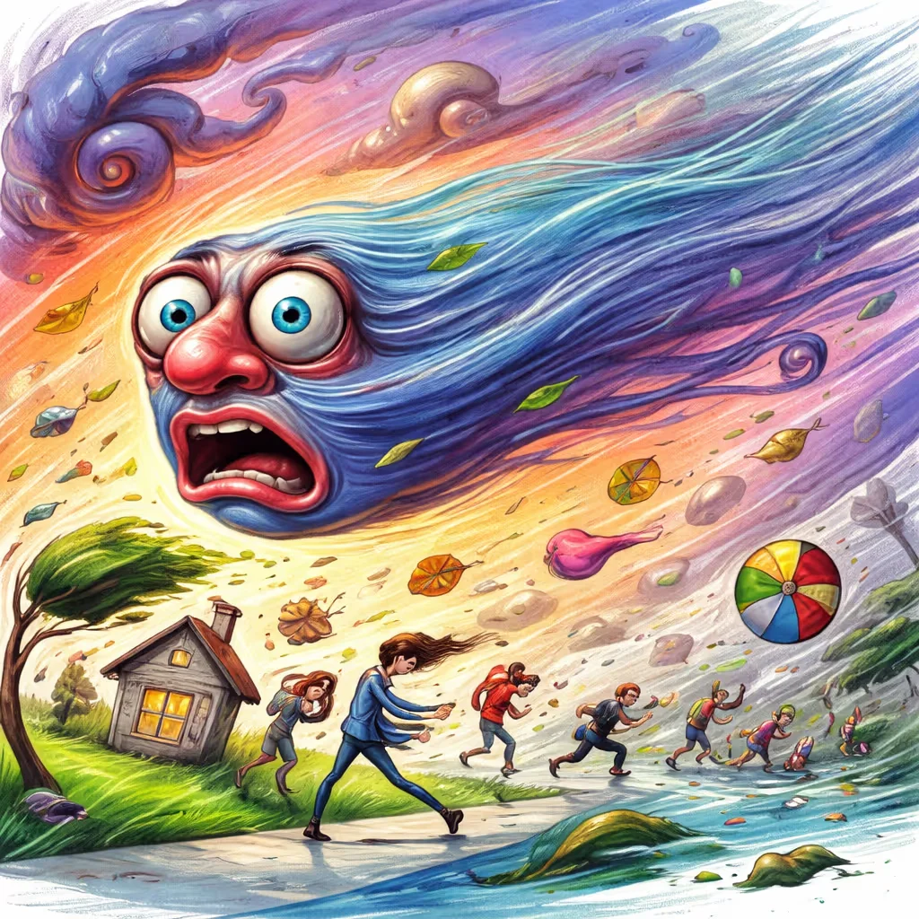 Ilustración: entrar como un tornado
