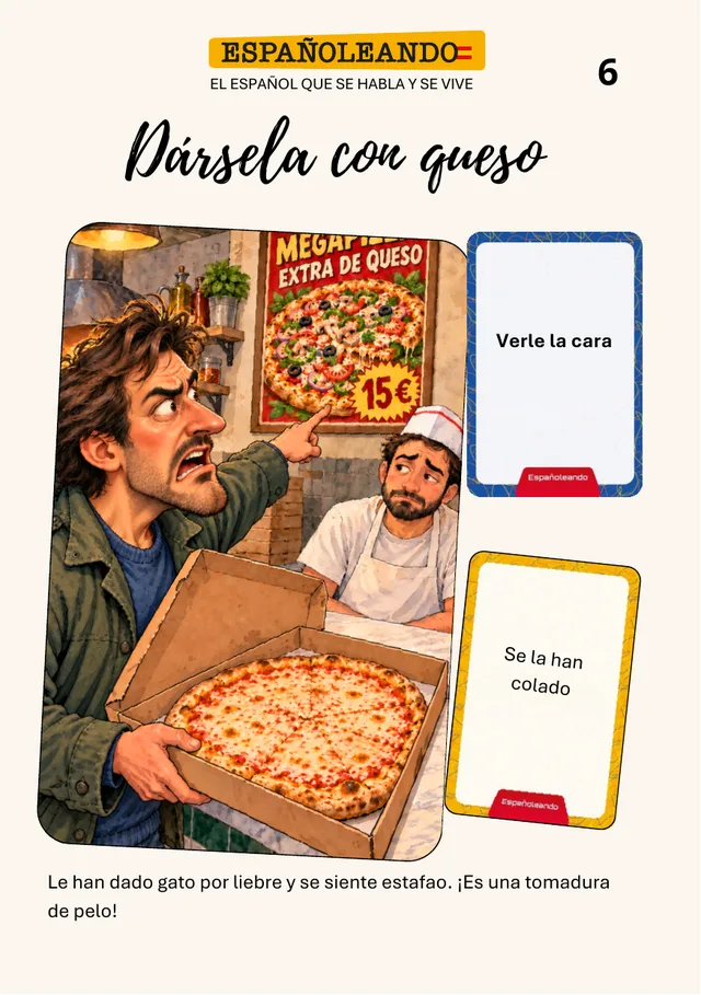 Ficha 6: dársela con queso